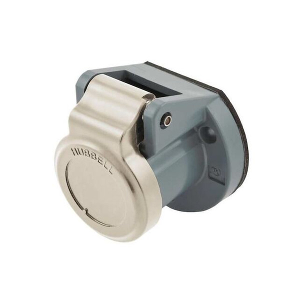 Hubbell Wiring Device-Kellems Single Pole Connector,White,Elastmr HBL15NCW