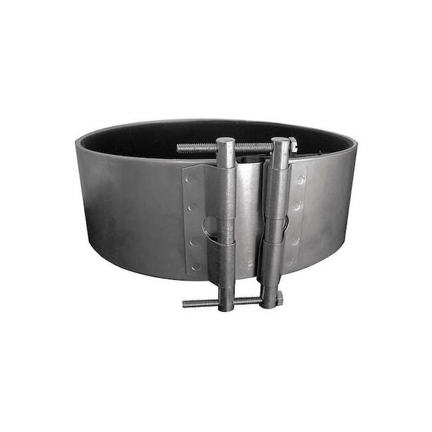Round Duct Coupler, 14 in Duct Dia, Metal, 24 ga GA, 14 in W, 42" L, 14" H