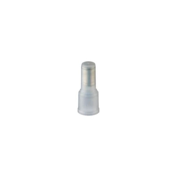 Crimp Wire Connector, 14 AWG Max, Clear, Nylon Insulation, 600 V, 100 PK