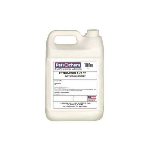 Petrochem Compressor Oil,1 gal.,Jug,Synthetic Oil PETRO-COOLANT 32-001