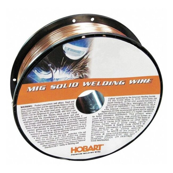 Hobart Filler Metals MIG Welding Wire,70S2,0.030,11 lb 6ETK6