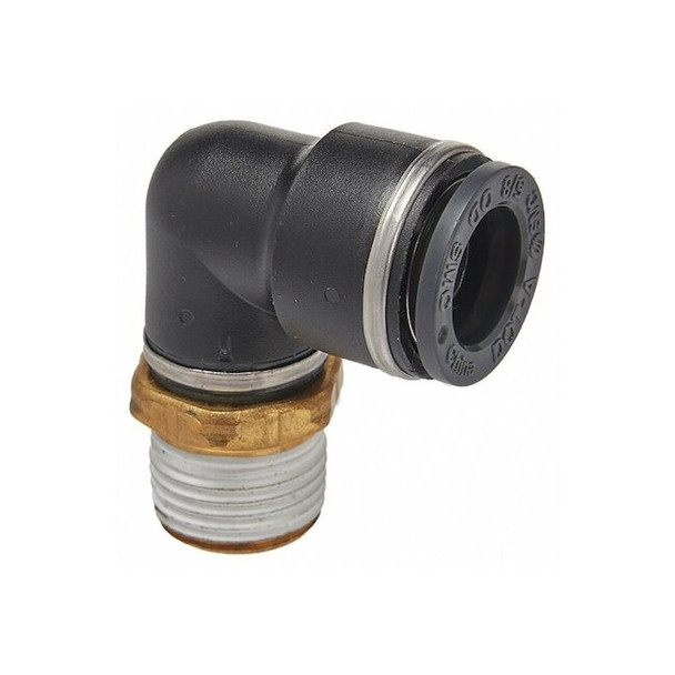 Sur&r Male Elbow,Compression Type,Brass,PK2 ABE550