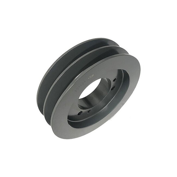Manufacturer Varies V-Belt Pulley, Cast Iron, 6.4 in OD 2C60SF