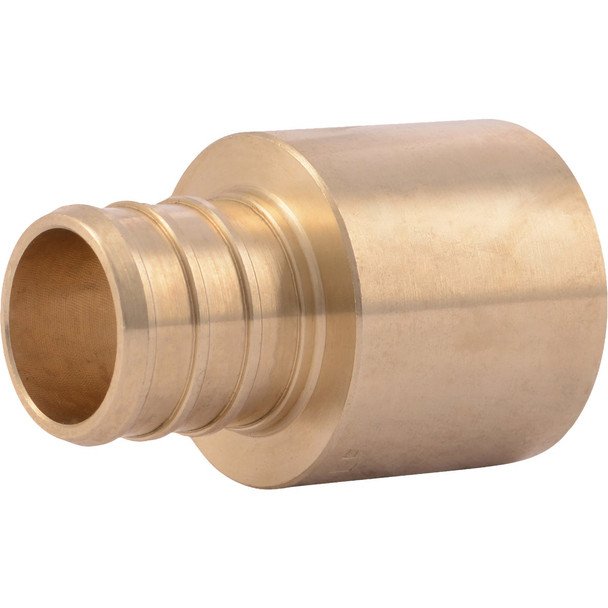 SharkBite 3/4 In. Female Sweat x 3/4 In. CF Brass PEX Adapter (10-Pack)