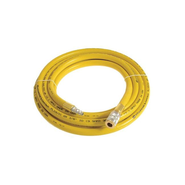 3/8" x 20 ft PVC Coupled Multipurpose Air Hose 300 psi YL