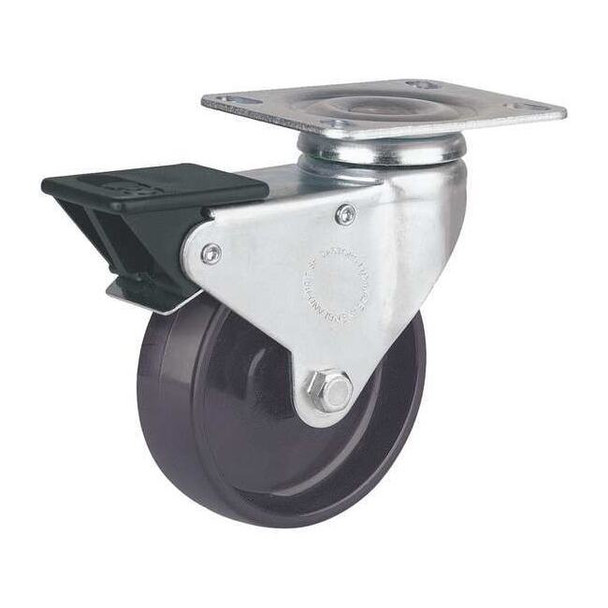 Manufacturer Varies Plate Caster,Swivel,Nylon,5 in.,330 lb. TSSV 125 BN0S TS