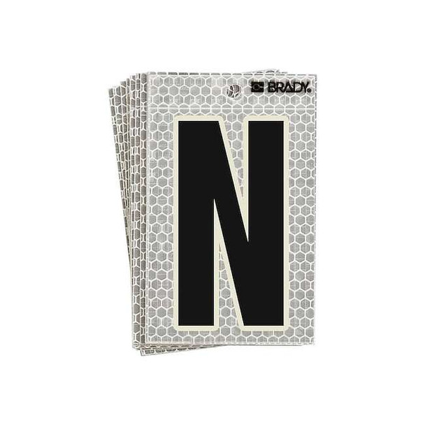 Brady LetterLabel,6inH,3inW,PK10 3020-N