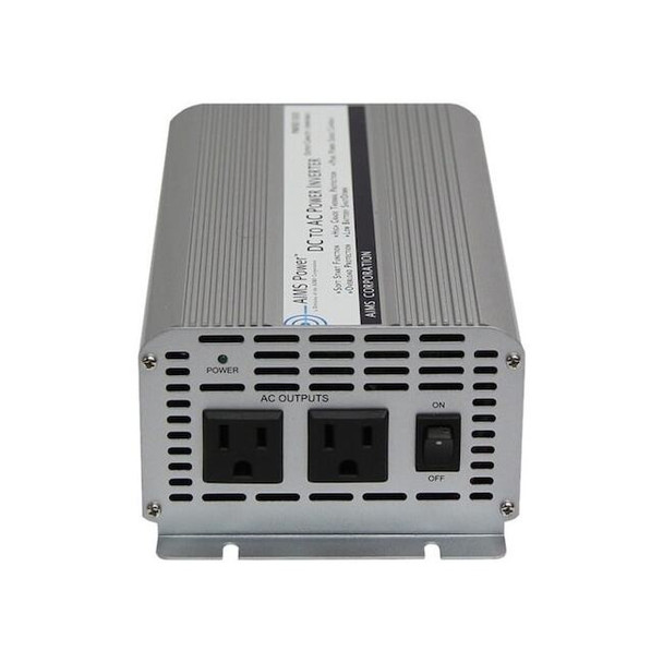 Power Inverter, Modified Sine, 2500 W Peak, 1,250 W Continuous, 2 Outlets