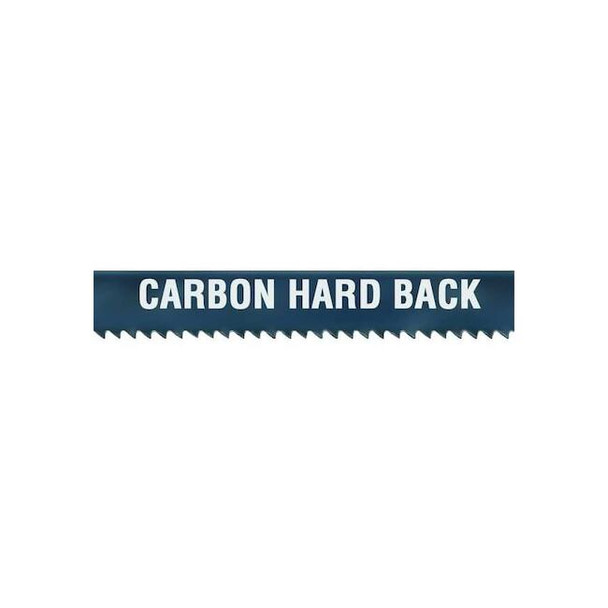 Band Saw Blade, 12 ft. 6 in L, 1/4" W, 4 TPI, Carbon Steel, 0.025" Thick