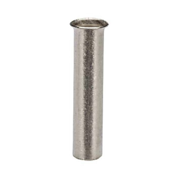 Panduit Ferrule, 16 AWG, Non-Insul, 13/32in., PK1000 F78-10-M