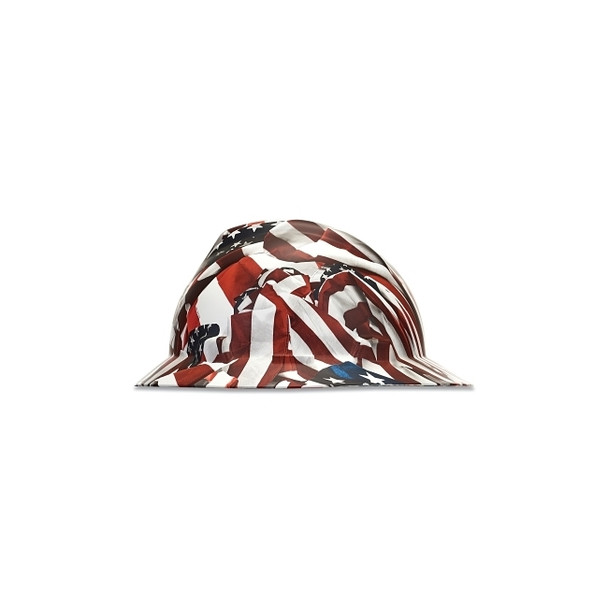 V-Gard® Hydro Dip Finish Slotted Cap/Hat Assembly, Fas-Trac® III Suspension, One Nation, for Hats Only