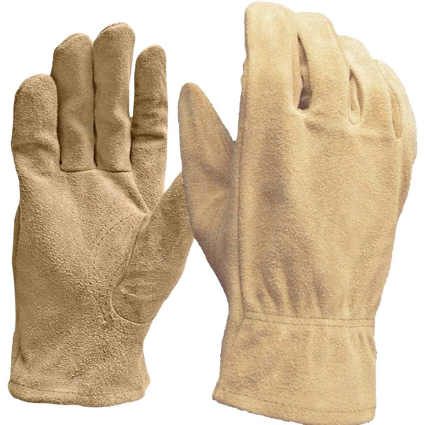 True Grip Men's XL Suede Leather Work Gloves 9114-26