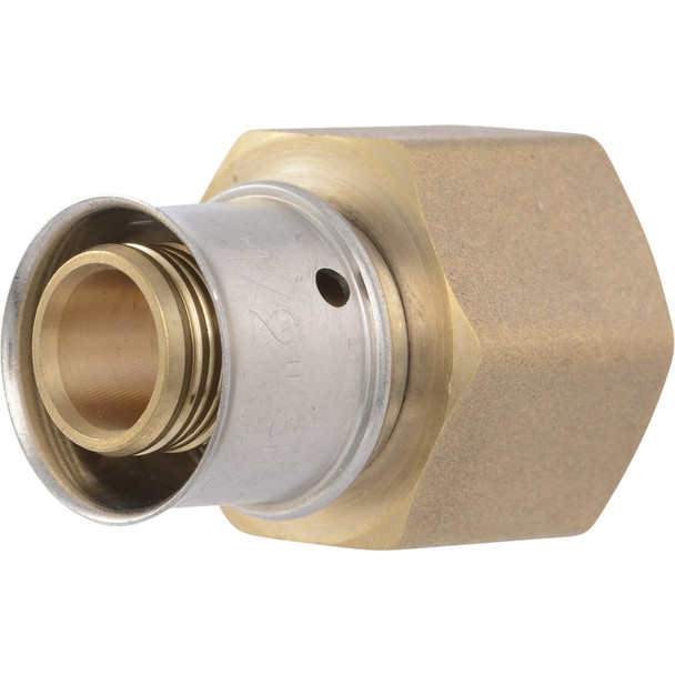SharkBite 1/2 In. x 3/4 In. FNPT PEX Press Brass Adapter UCP068Z