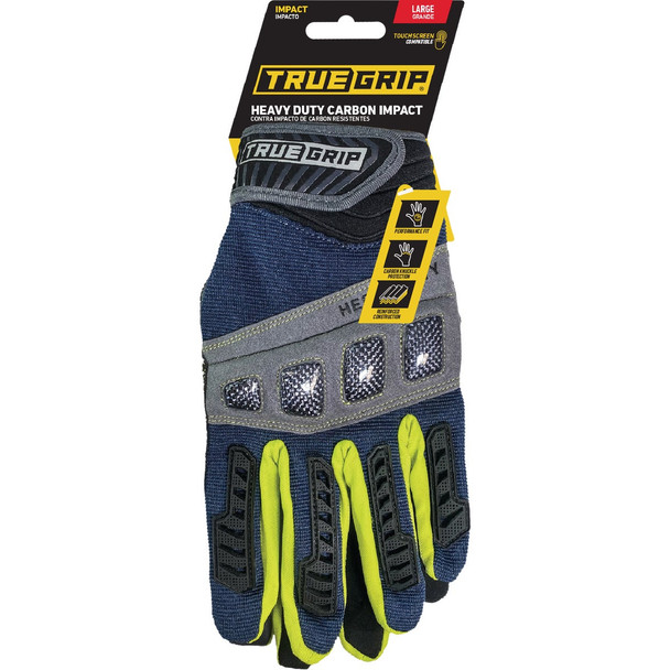 True Grip Men's Large Heavy-Duty Work Gloves 98747-23