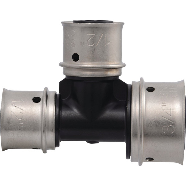 SharkBite 3/4 In.x1/2 In.x1/2 In. PEX Press Poly Tee UPP454Z