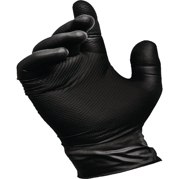 Grease Monkey Gorilla Grip Men's Large Nitrile Disposable Gloves (50-Pack)