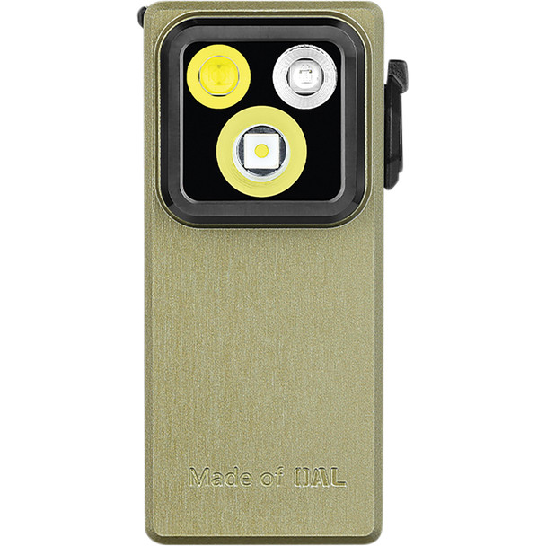 Compact 3-in-1 clip light with flood, spot, UV, and ultra-tough OAL™ construction. OLOCLIPUTOG