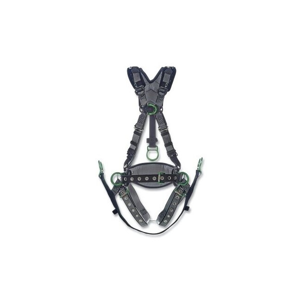 V-FIT™ Derrick Harness, Chest and Hip D Rings, Standard, Tongue Buckle Leg Straps