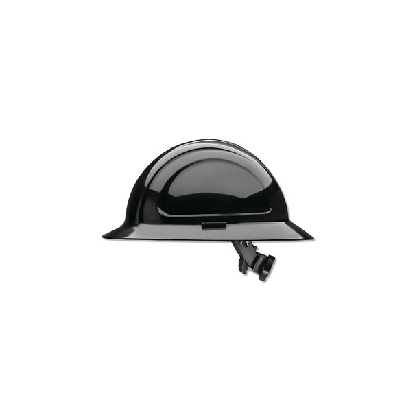 North Zone N20 Full Brim Hard Hat, Ratchet, Black