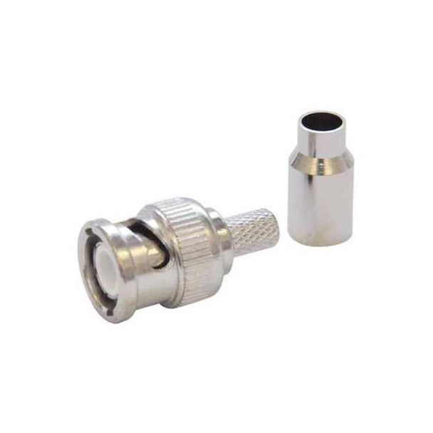 Dolphin Components Cable Coupler,BNC/Male,RG6 Coax,PK10 DC-MC88-30