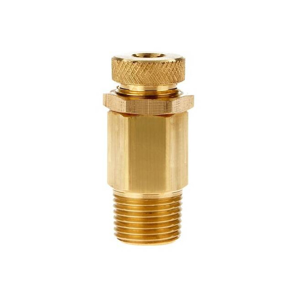 Vacuum Relief Valve, Proportional Relief, 3/8 in NPT Male, 0 to 28 in Hg