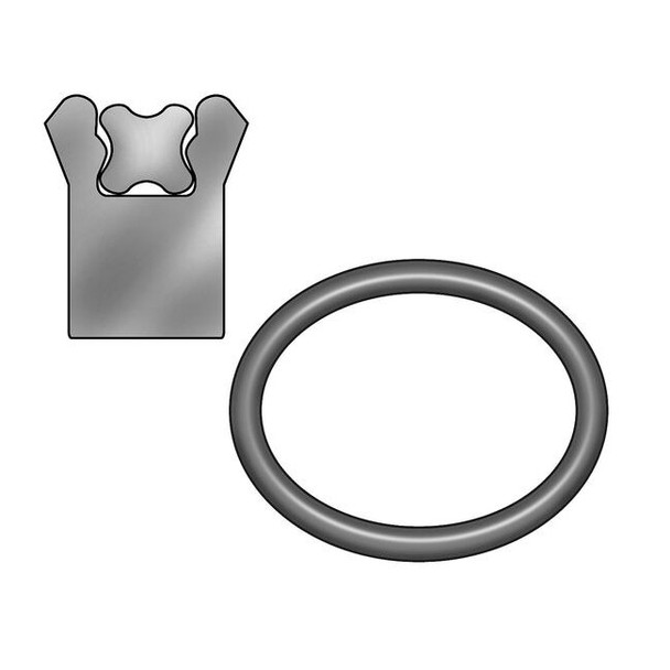 Manufacturer Varies Rod Seal,2 ID x 2 1/4 OD,1/8 W,PK2 2HZG8