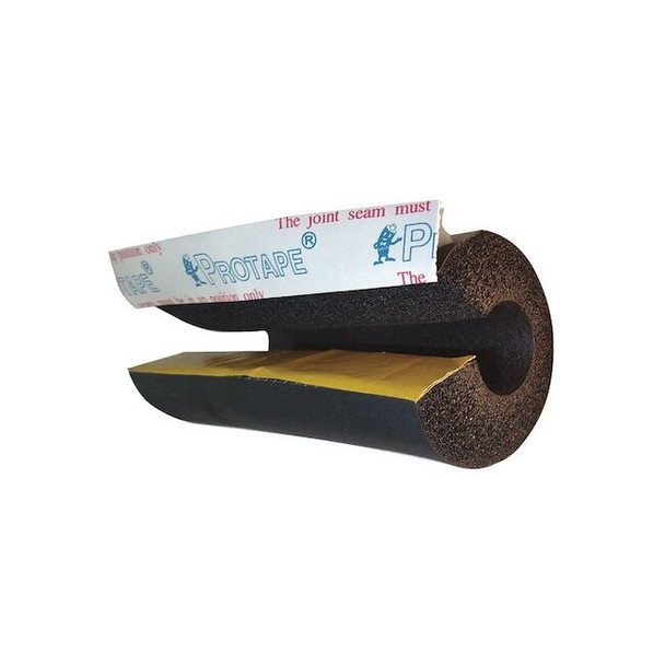 Aerocel Self-Seal Insulation, Rubber, 1-3/8"x 1/2" Wall 725-AC13812SSPT