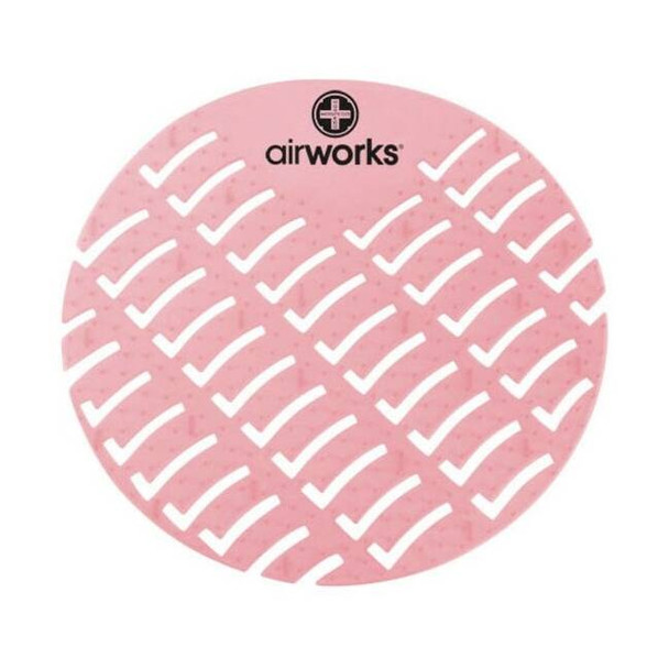 Air Works Urinal Screen,Round,Red,Strawberry,PK60 AWUS004-BX