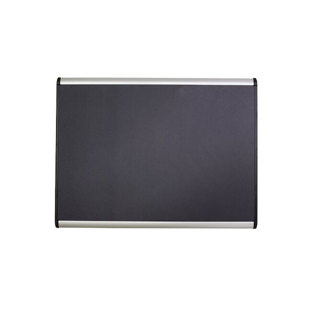 Quartet Bulletin Board,Gray,Magnetic Fabric MB544A-24