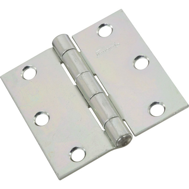 National Hardware 3 In. Zinc-Plated Non-Removable Pin Hinge Door Hinge (2-Pack)
