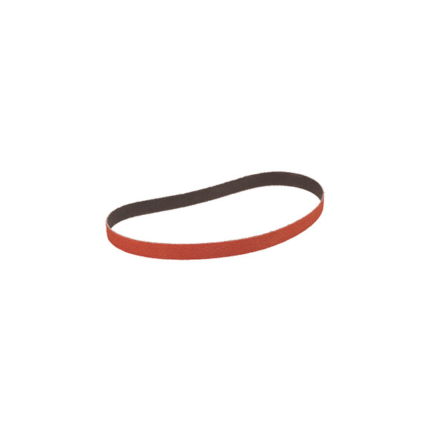 Cloth Belt, 777F, YF-Weight, 3/4 in W x 18 in L, 60 Grit, Ceramic Aluminum Oxide, Fabri-lok/Single-flex