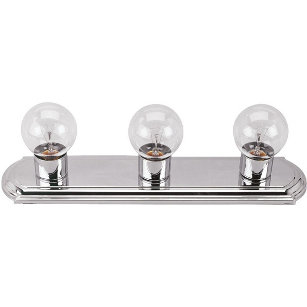 IVLBS13CH Home Impressions 3-Bulb Chrome Vanity Bath Light Bar