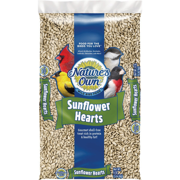 Nature's Own 8 Lb. Black Oil Sunflower Hearts 15296