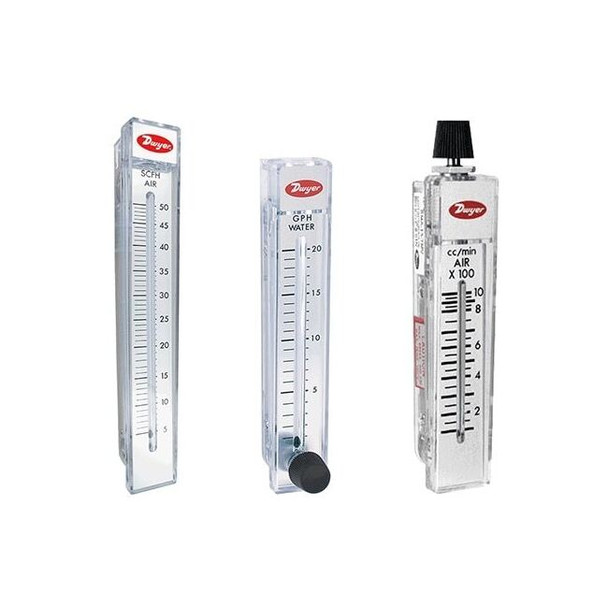Dwyer Instruments Flowmeter, range 1.2-10 GPM water. RMC-145-SSV