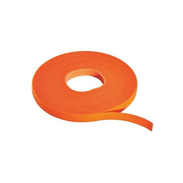 Cable Tie Roll, 75 ft L, Orange, Nylon, Polyethylene, 50 lb Strength