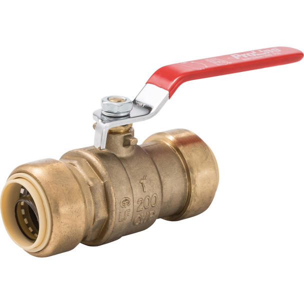 Brass 1 In. PF x 1 In. PF Brass Ball Valve 1107-065