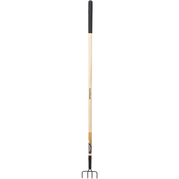 Green Thumb 4-Tine Wood Handle Garden Cultivator GT-ST217
