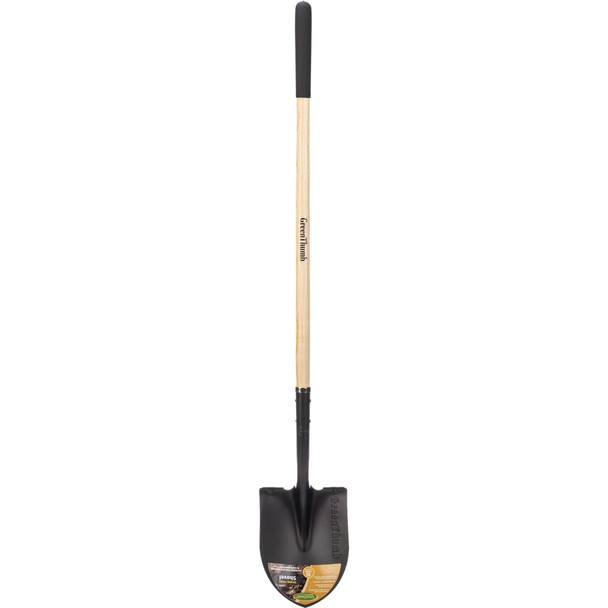 Green Thumb 48 In. Wood Handle Round Point Shovel GT-RPS202
