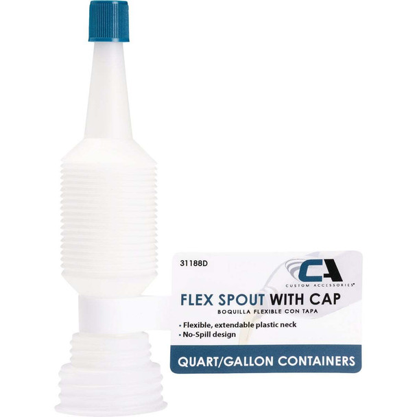Custom Accessories Clear Flex Spout with Cap 31188D