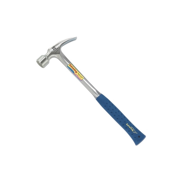 Framing Hammer, Rip Claw, Smooth, Steel Handle/Head, Blue Shock Reduction Grip®, 16 in OAL, 28 oz