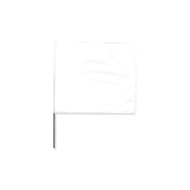 Stake Flags, 2 in x 3 in, 18 in Height, White