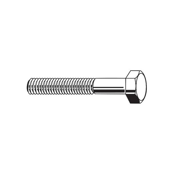 Class 8.8, M16-2.00 Hex Head Cap Screw, Black Oxide Steel, 180 mm L, 10 PK