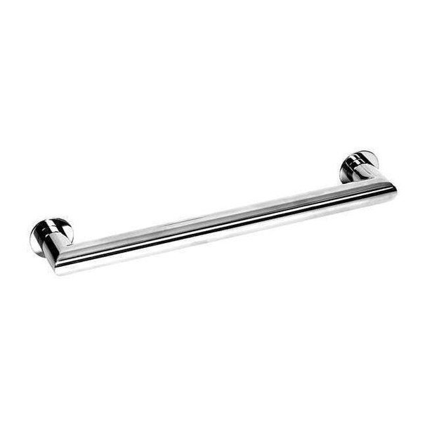 Wingits Infinite Elegance Grab Bar, 12" L, Stainless Steel, polished WGB5IEPS12