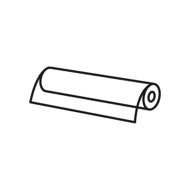 White PTFE Film Stock 25 ft. L x 6" W x 0.004" Thick