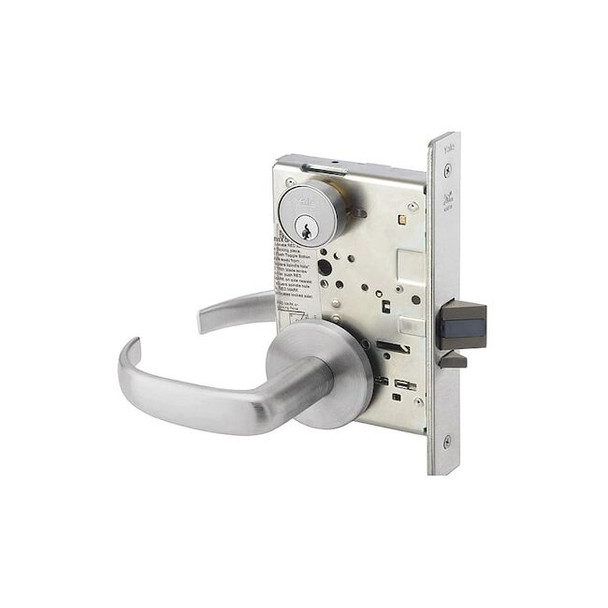 Assa Abloy Accentra Mortise Lockset,Mechanical,Classroom 8808FL PBR 626 RH LC