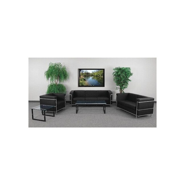 Living Room Set, 28-1/2" x 27-1/2", Upholstery Color: Black