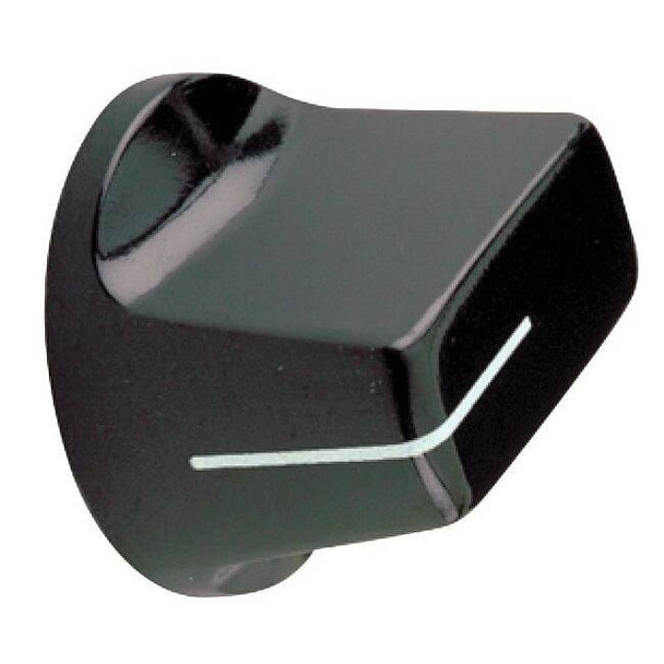 Davies Pointed Control Knob, 1/4" Thread Size, 0.76"L, GP Phenolic 1510AH