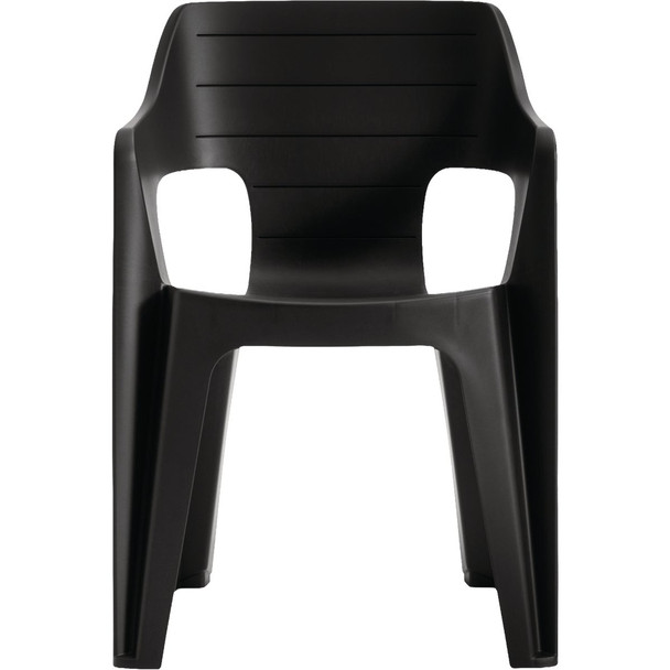 Adams Bilbao Graphite Stack Chair 273483
