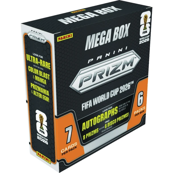 Panini 2026 Prizm World Cup Mega Box 2-20253-20