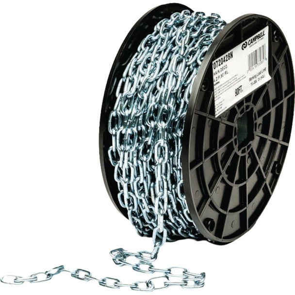 Campbell 90 Ft. #4 Blu-Krome Chain T0720428N